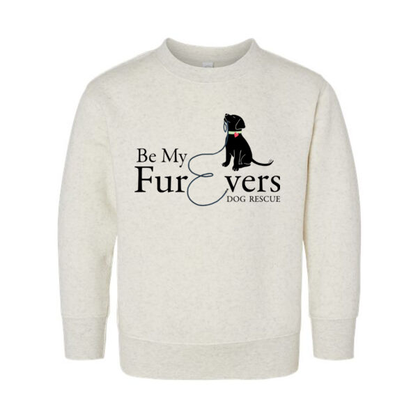 Rabbit Skins - Toddler Fleece Crewneck Sweatshirt - Printed Logo Thumbnail