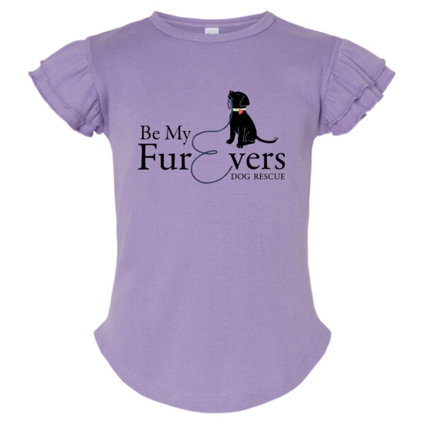 Rabbit Skins - Toddler Flutter Sleeve Tee - Printed Logo Thumbnail