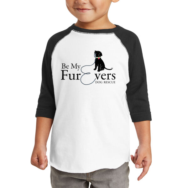 Rabbit Skins Toddler Baseball Fine Jersey Tee - Printed Logo Thumbnail