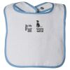 Infant Contrast Trim Terry Bib Thumbnail